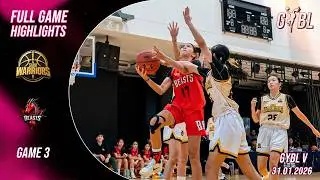 Siam Warriors Vs Bangkok Beasts | Varsity | GAME 3 Full Highlights | GYBL THAILAND SEASON 1