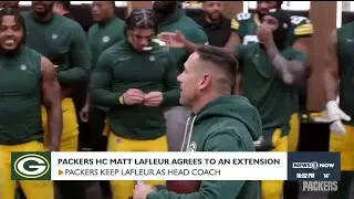 Packers coach LaFleur agrees to extension