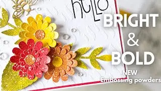 Create your OWN cardstock with WOW Embossing Powders | #cards #cardmaking #heatembossing #wow