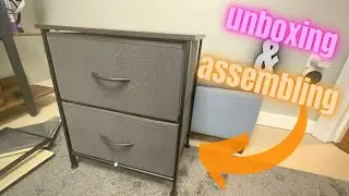 Unboxing & Assembling: WLIVE Nightstand Set of 2