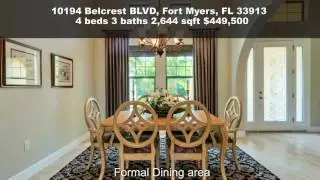 10194 Belcrest Blvd Pristine Pool Home - Hampton Park / Gateway Fort Myers Florida