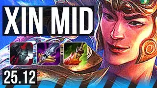XIN ZHAO vs SYLAS (MID) | EUW Master | 25.12