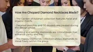 How Are Chopard Diamond Necklaces Made? - Jewelry Market Spotlight