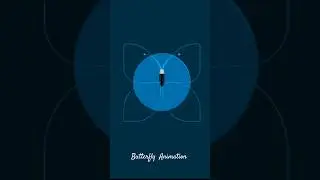 Butterfly Animation With  HTML/CSS  #shorts #html #css #code