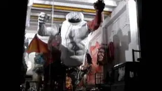 Carnevale di Cento 2010 anteprima di novembre del carro dei Toponi