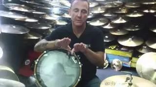 Taye Snare Center Drum Day Alluminum Snare Demo
