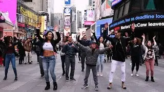 Bachata Flash Mob in Times Square with #JSQUARED