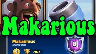 Makarious Hog mortar GOD 🏆 7100 gameplays 👈 Clash Royale