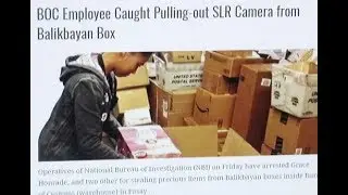 BOC denies alleged employee caught stealing items from a balikbayan box