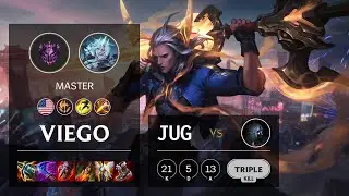 Viego Jungle vs Kindred - NA Master Patch 11.24b