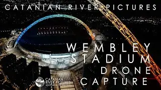 Wembley Stadium at Night | Stunning 4K Drone Footage of London&rsquo;s Iconic Landmark