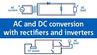 AC and DC conversion with rectifiers and inverters