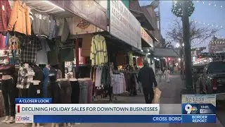 Downtown El Paso shops struggle with declined sales due to reduced Juarez traffic