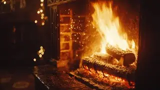 Cozy Fireplace Ambience 1h | Perfect for Study, Sleep & Focus