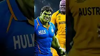 hulk vs australia team 😱 #hulk #ai #shorts