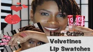 Lime Crime Velvetines Lip Swatches | Dark Skin | Life with Meech (134)