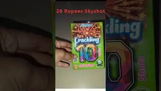 Mini Skyshot testing from supreme Firework NOT WORTH 💔 #fireworks #crackers #diwali