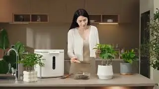 4L Electric Composter for Kitchen, Smart Compost Bin Outdoor / Indoor, Odorless / Auto-Cleaning