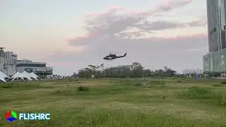 500级 UH-1N 军绿色双休伊遥控飞机
