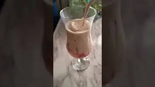Iced Hibiscus Latte🤍🩷