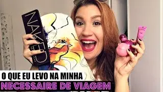 O que eu levo na minha necessaire (exagerada) de viagem! ♡ | #VEDA6