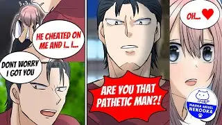 [Manga Dub] My Boyfriend Is Cheating On Me So My Scary Face Friend Help Me Instead And We.. [RomCom]