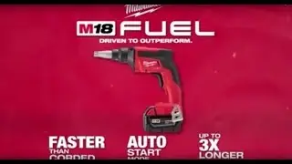 Milwaukee M18 Cordless Drywall Screw Gun  Tool Only 18 Volt Model# 2866-20