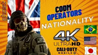Cod  Mobile   All Operators Nationality 4K