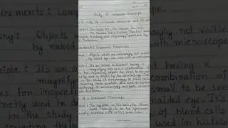 TO STUDY OF COMPOUND MICROSCOPE! #HAP #practical #viral #trending #shorts #youtubeshorts #study