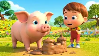 Baby Pig&rsquo;s Tiny Mud Castle | Nursery Rhymes for Kids & Baby Songs