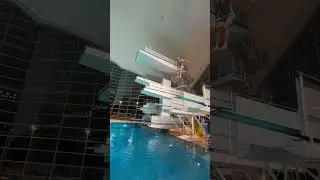Epic Dive from the High Board into the Pool