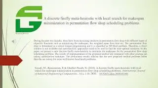 A discrete firefly meta-heuristic with local search for makespan minimization