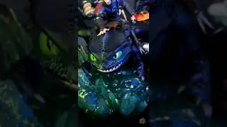 Toothless & Hiccup Resin Statue #HowToTrainYourDragon #Toothless #Hiccup #TakaCorpStudio