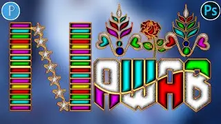 multi color Glass font dp editing | how to make multi color glass font | #multicolorglassfontskp