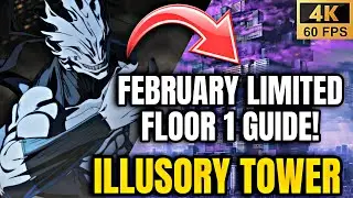 FEBRUARY ILLUSORY TOWER LIMITED FLOOR 1 GUIDE! | JUJUTSU KAISEN PHANTOM PARADE