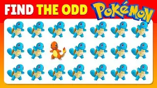 Find the Odd One Out POKÉMON Edition 🧢⚡ | Easy to Impossible 👀