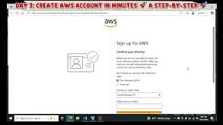 Day 2 &3 - How to create aws management free account in minutes 
