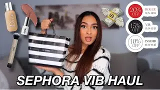 i spent over $300 at sephora...HOLIDAY VIB SALE HAUL 2021