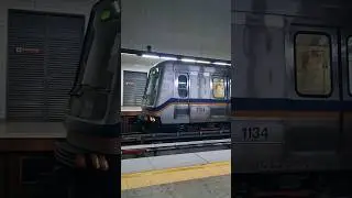 Metr&ocirc; DF || S&eacute;rie 1000 (113) Saindo de Central