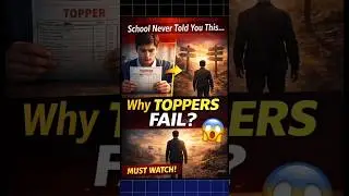 School Never Told You This🤫 | Why Toppers Fail in Life 🤔#shorts #documentary #education #topper