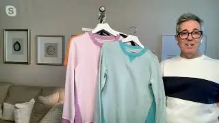 LOGO Lounge by Lori Goldstein French Terry Color Block Top on QVC
