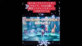 〖ポケモンブリリアントダイヤモンド～殿堂入りチャンピオン達成!!〗