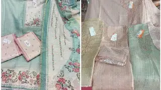 गर्लिश लुक के दुपट्टे वाले सूट खादी सिल्क में ☎️  94663-86971 🙏🙏