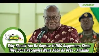 Why Should You Be Suprise If NDC Supporters Claim They Don't Recognize Nana Addo As Prez- Amaliba