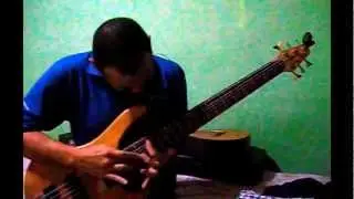 BACH - BOUREE in E minor - Bass guitar - Sergio Dinarte