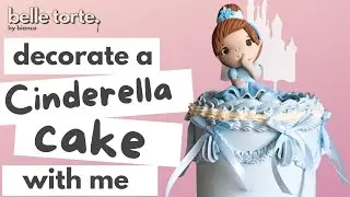 Decorate a CINDERELLA cake with me!