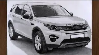 Land Rover Discovery Sport Pencil Sketch