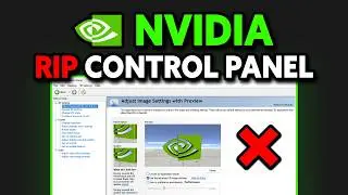 RIP NVIDIA Control Panel..