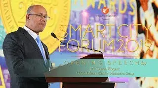 Вступительная речь Гленна Роджерса на церемонии вручения премии Smart City Forum & Services Awards в Гонконге в 2019 году от Mediazone