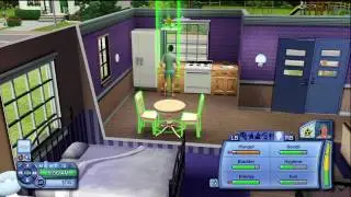 The Sims 3 XBOX 360 Gameplay / Lets play part 4 (HD) - exploring the catacombs after work